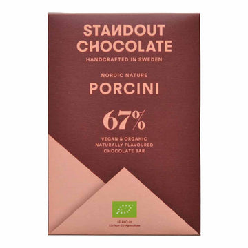 Standout 63% Dark Chocolate with porcini mushrooms (Organic) - Chocolate Collective Canada