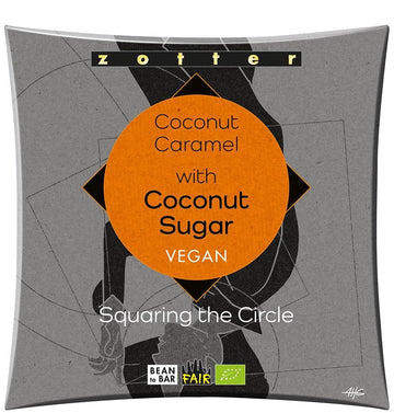 Zotter 40% Dark Chocolate with coconut caramel & coconut sugar (Organic & Vegan) - Chocolate Collective Canada